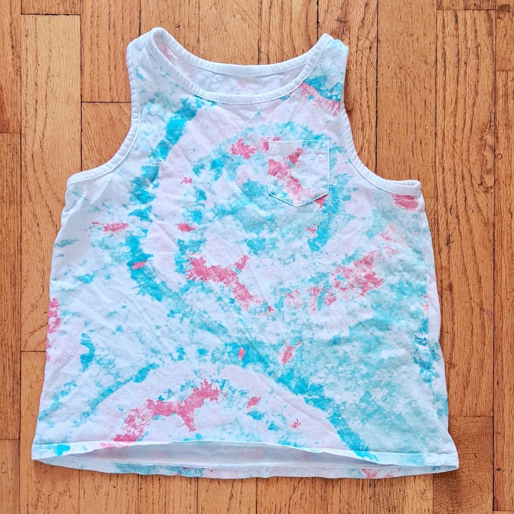Dip Tie Dye Tank Top Sz 8-10